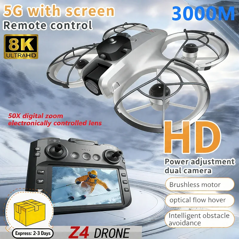 Drone Udi Rc - 新型MINI Z4ドローン 4KプロフェッショナルWIFI 5Gドローン 長時間飛行 障害物回避