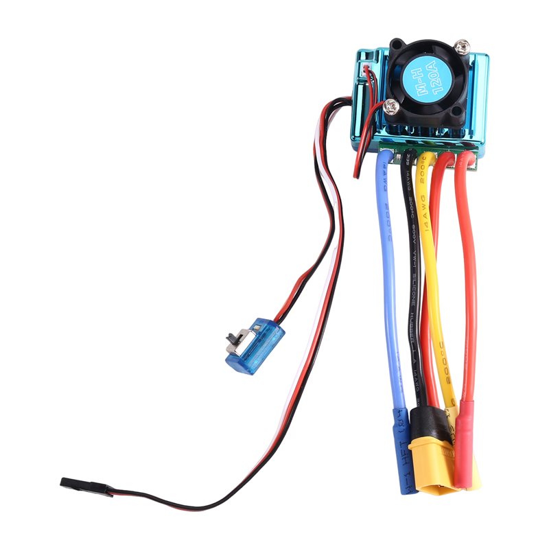 Rc Boat Brushless Motor - WOWFU-120A ブラシレス ESC スピードコントローラー XT60 プラグ