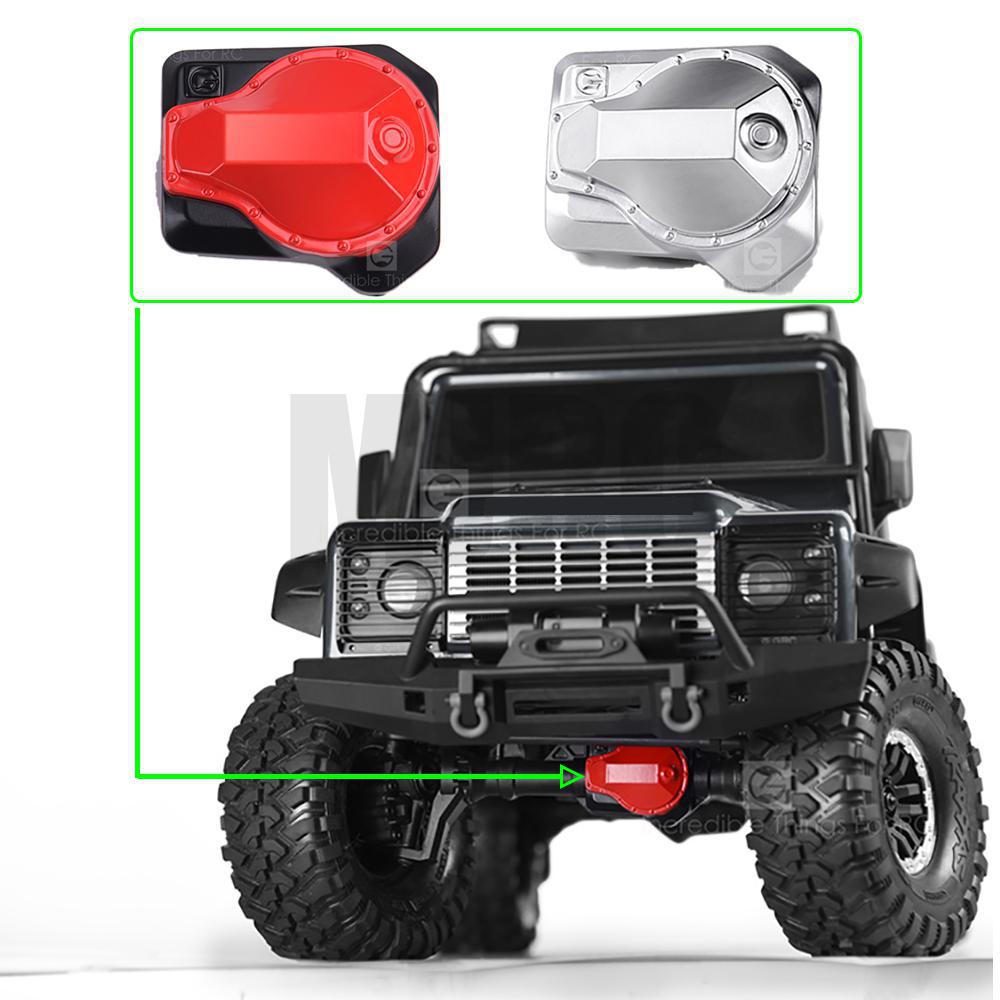 Drone Reaper Rc - Rcクローラー車用軸軸金属カバー、戦術ユニット、オリジナルパーツ、traxxas、trx4、defender、Northco g500、trx6、g63、1:10、2個