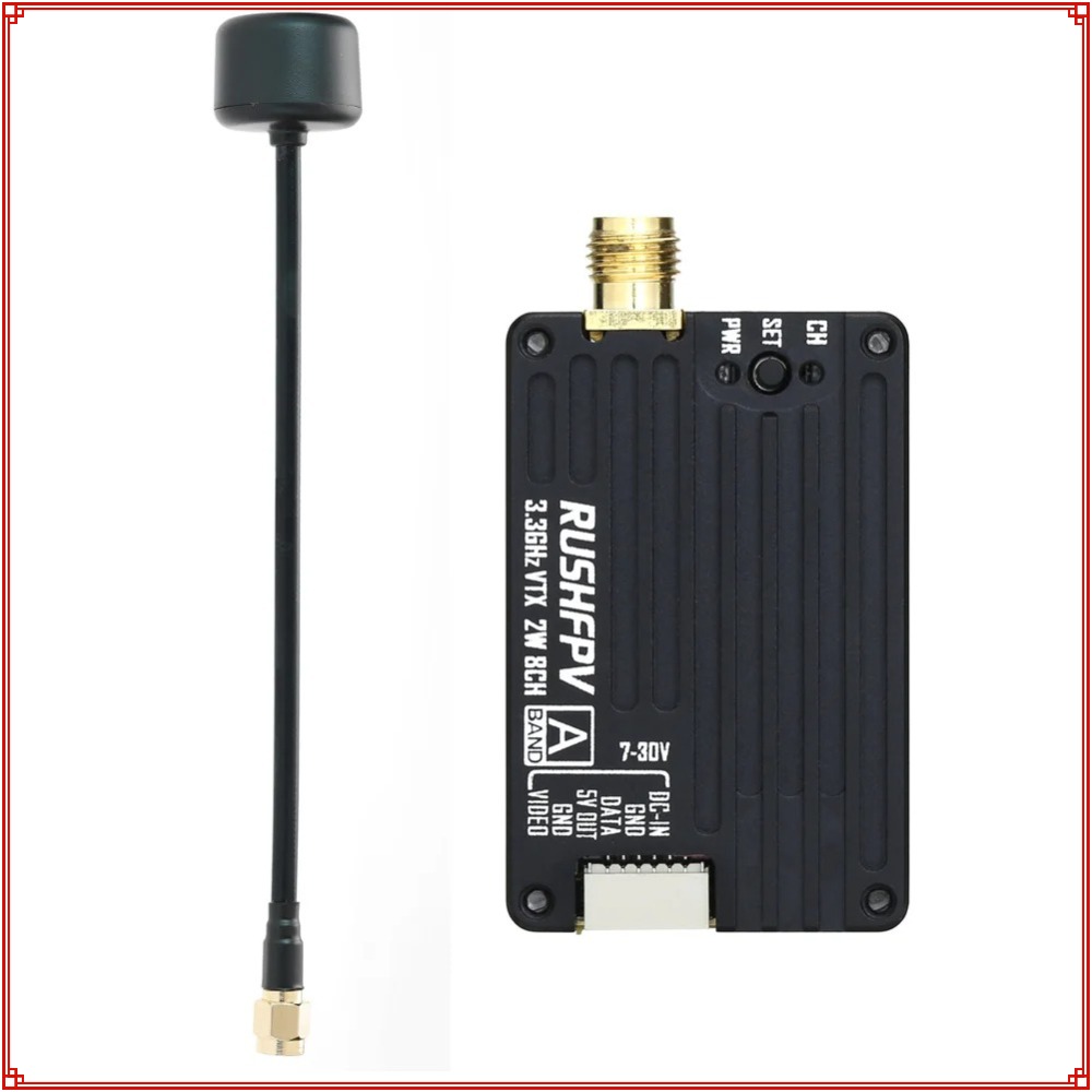 Receiver Rc Drone - 2026年新型 RUSHFPV 3.3G 2W VTX送信機 FPV送信機受信機