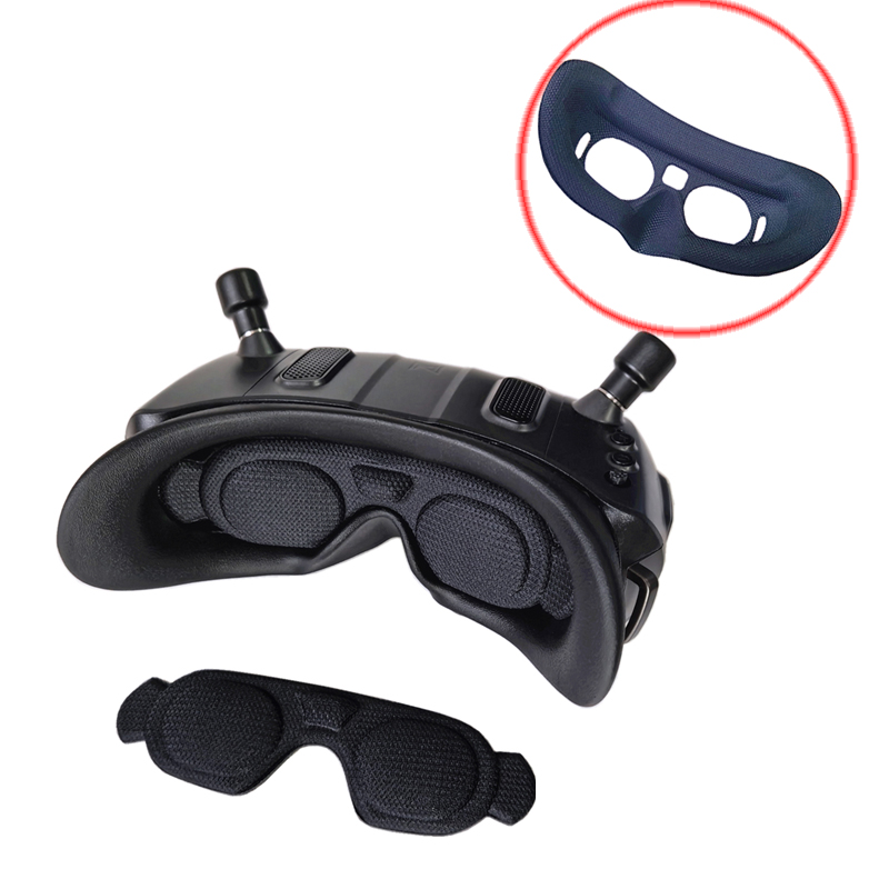 Drone Rc Controller Cover - Fpvデジタルメガネ交換用アイマスク、フォーム挿入プレートパッド、rcドローン用の黒のレンズ保護カバー、アバターhdゴーグルx