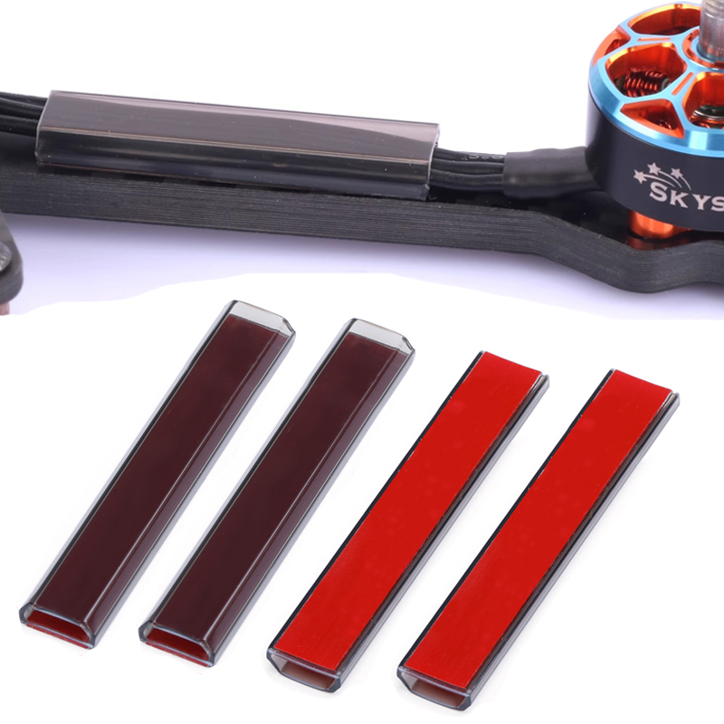 Drone Rc Controller Cover - 4 個 RC ブラシレスモーターワイヤーカバー保護チューブワイヤーシールドロング 45 ミリメートル