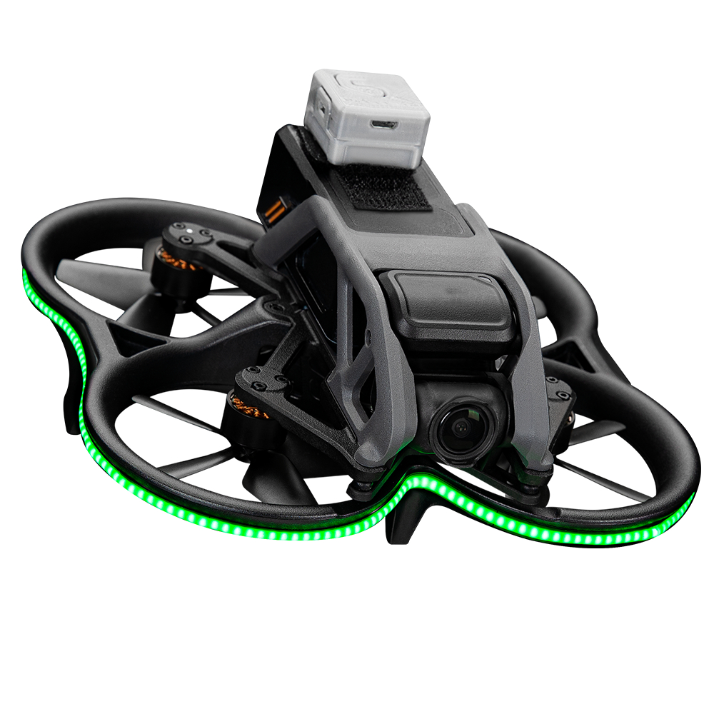 Drone Udi Rc - Dji avata用蛍光色LEDストリップ,夜間飛行警告灯,ドローンカメラアクセサリー,青色