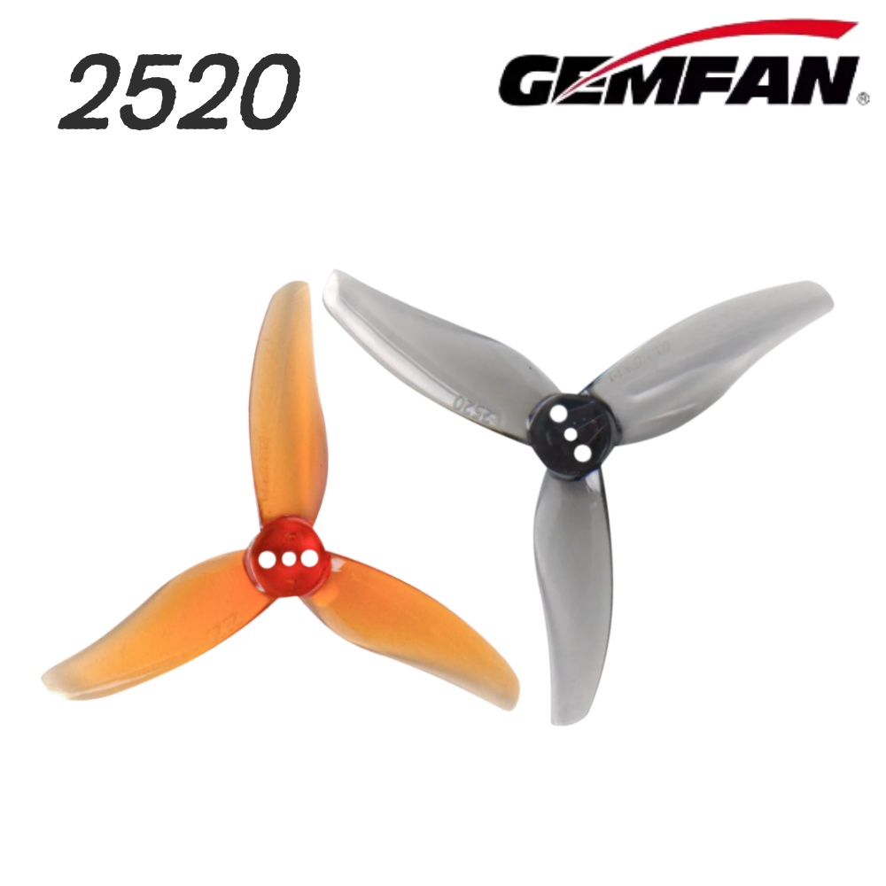 Fpv Racing Motor - 4ペア Gemfan Hurricane 2520 2.5X2X3 3ブレードPCプロペラ
