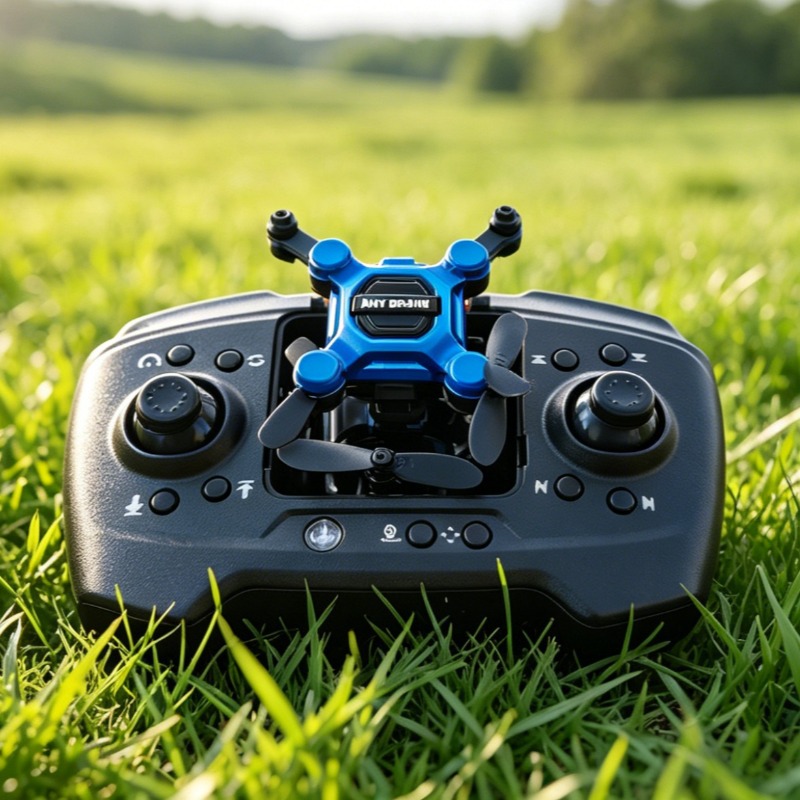 Drone Z - ミニ折りたたみ式蚊取りドローン、空中カメラ付き、学生・子供向けリモコンヘリコプターおもちゃ