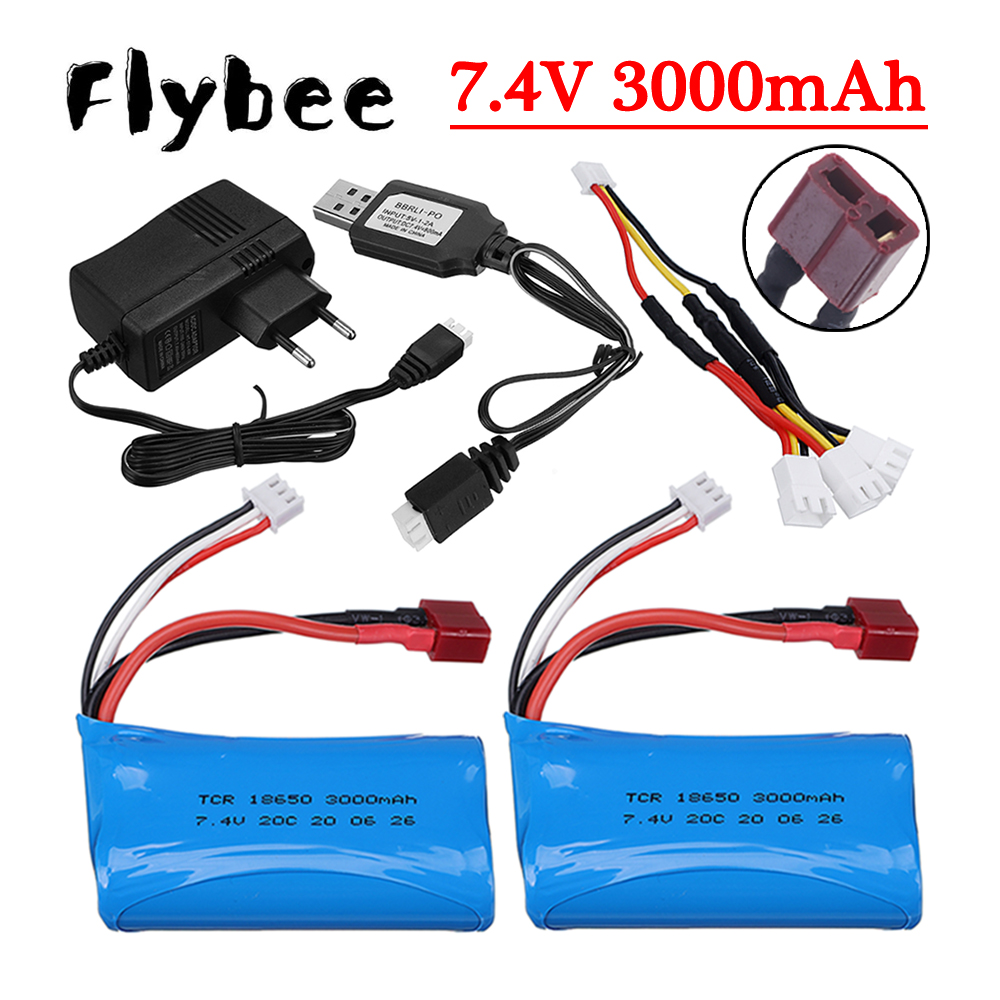 Lipo Battery Charger - リチウムイオン電池,q46 wltoys,rcカー用スペアパーツ,usb充電器,7.4v,3000mah,10428, 12428, 12423, 7.4,v,2s