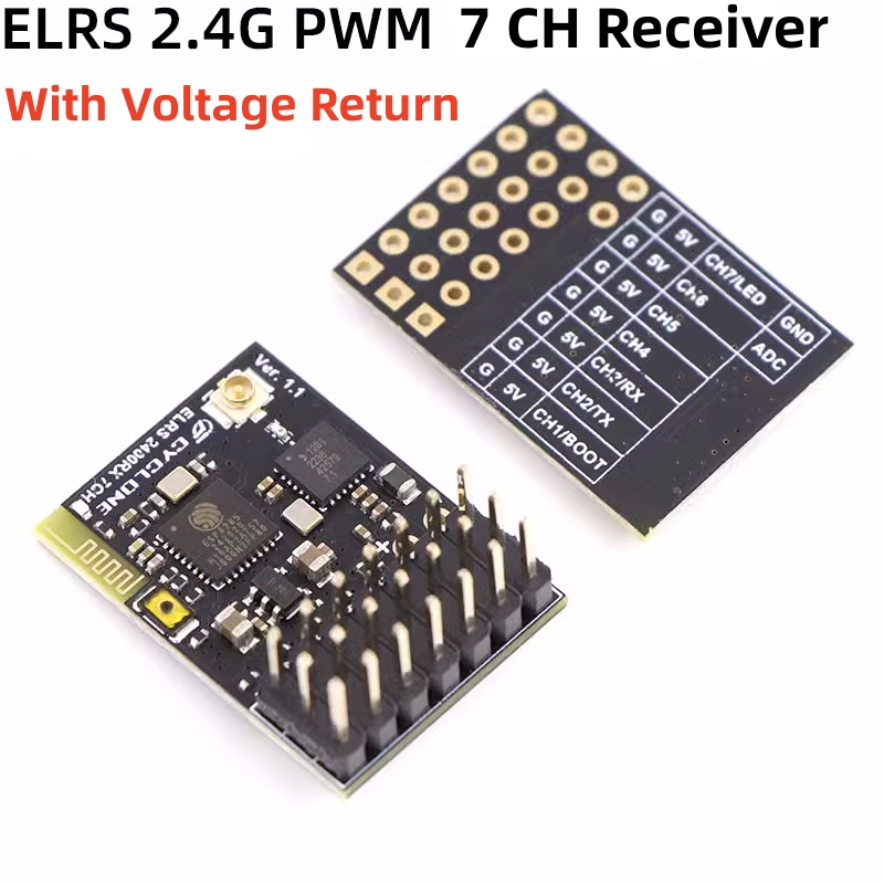 Drone Rcs - Rcカー、fpvドローン、クワッドコプター、elrs 2.4g、pwm、7ch、6ch、crsfレシーバー、サイクロンサポート、elrs 3.2プロトコル用の銅パイプアンテナ