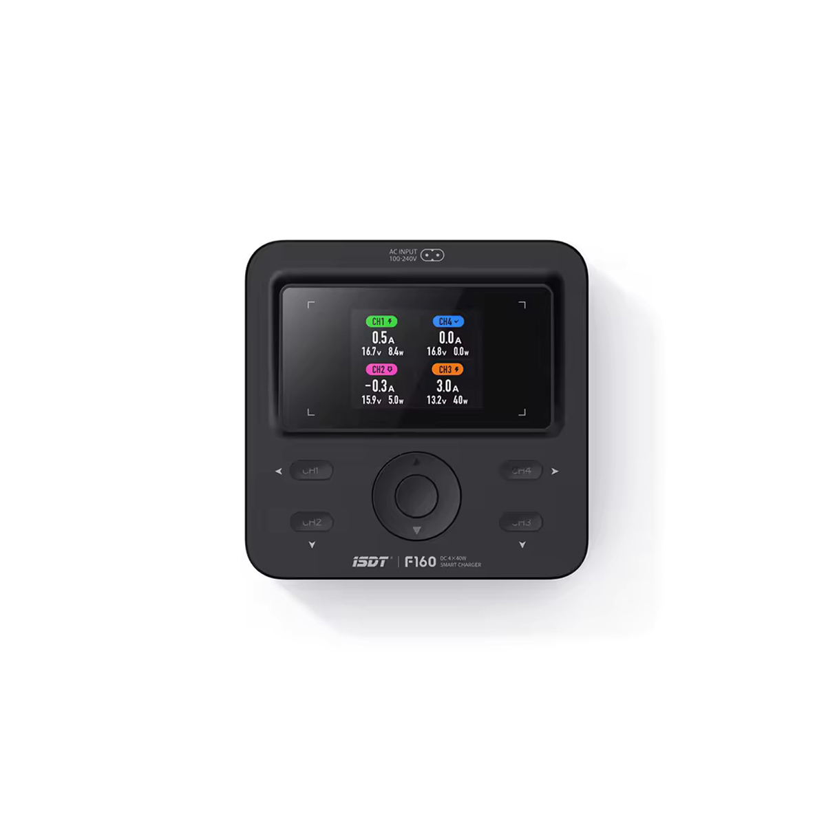 Lipo Battery Charger - ISDT F160 AC/DC クアッドスマート充電器 1~4S LiFe