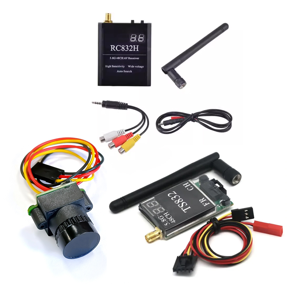Drone Z - TS832 レシーバー +RC832 +1000TVL カメラ 48CH