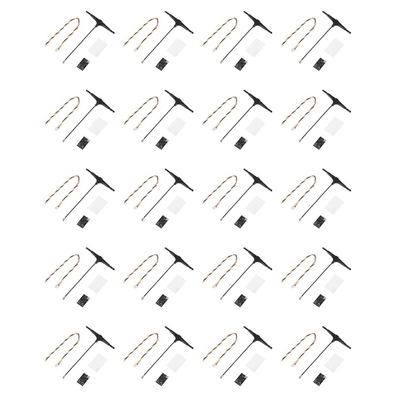 Drone Rc Parts - 最高の20X ELRS 2.4Ghz NANO受信機、T型アンテナ付き、FPVファームウェア3.3.0対応、Wifiアップグレード対応、FPV RCドローンパーツ用