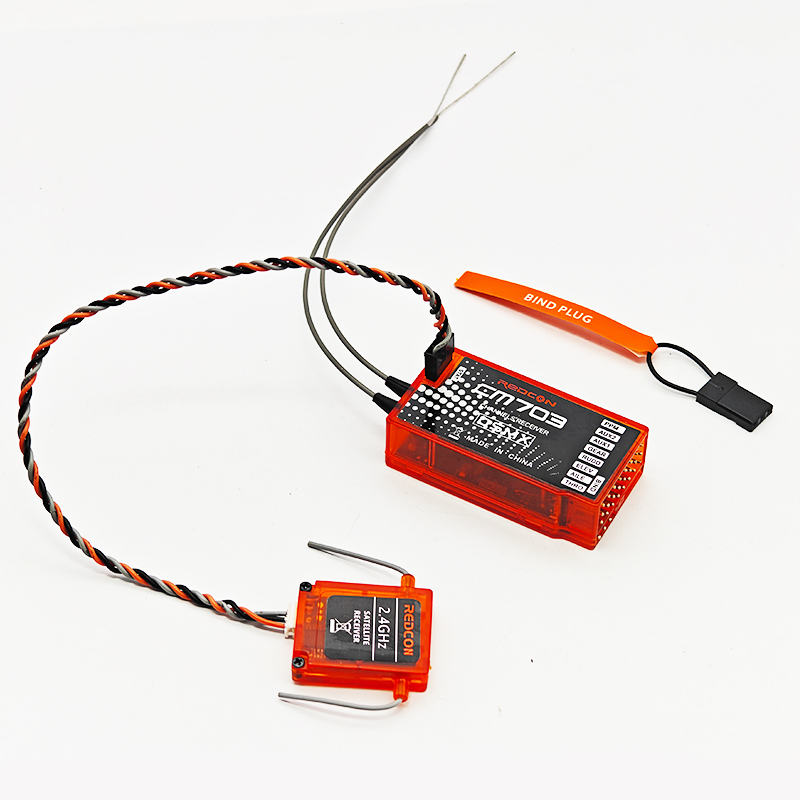 Receiver Rc Drone - Ppmの衛星出力、pwm出力、cm703、7チャンネル、2.4GHz、dsm2と互換性があり、rcモデル送信機用dsmx