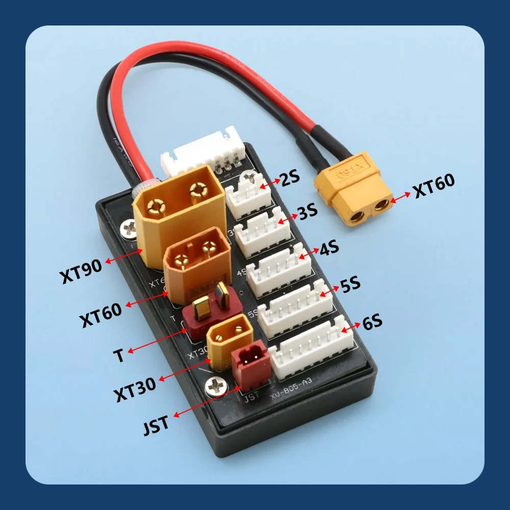2-6S リポバッテリー並列充電ボード XT30 XT60  - Lipo Parallel Charging Board のレビューと価格