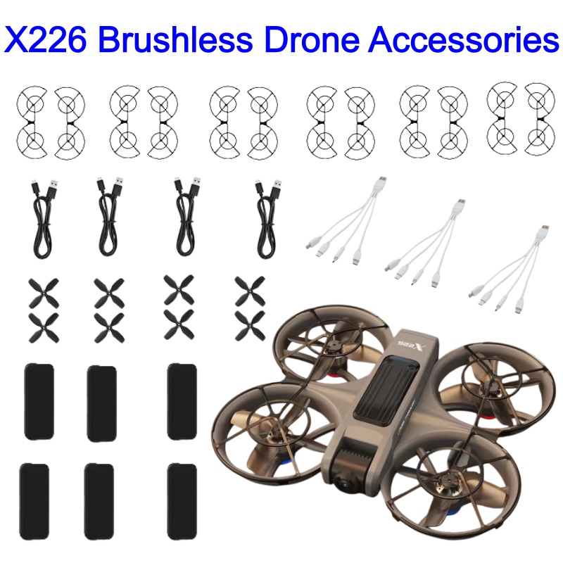 X226 ドローンアクセサリーバッテリー 3.7V 1800 - Drone Rc X226 のレビューと価格