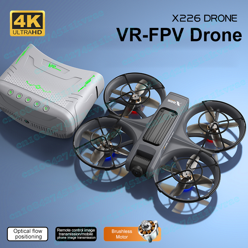 X226 VR FPV ドローン 4K HD デュアルカメラ - Drone Rc X226 のレビューと価格