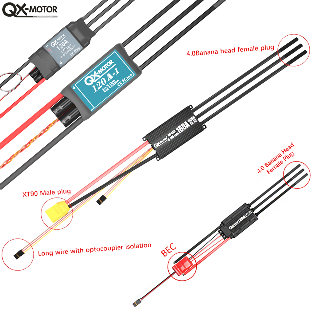 QX-MOTOR ブラシレス ESC シリーズ EDF、スロ - Rc Boat Brushless Motor のレビューと価格