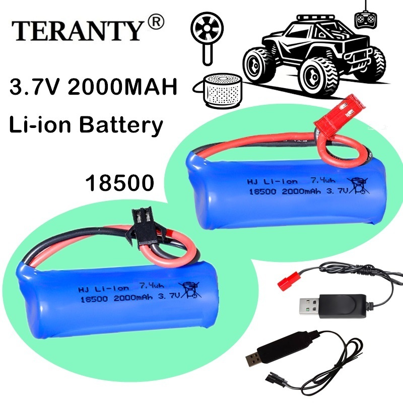 18500 リチウムイオン充電式バッテリー 3.7V 200 - Lipo Battery Charger のレビューと価格