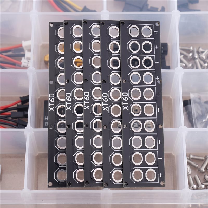 B44C XT60用 5個入り 10ポートPCB溶接ボード  - Lipo Parallel Charging Board のレビューと価格