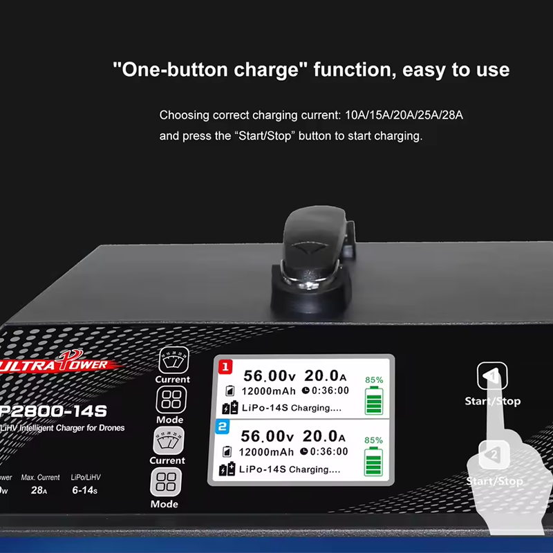 ウルトラパワーアップ2800-14S 2X1400W 28A - Lipo Battery Charger のレビューと価格