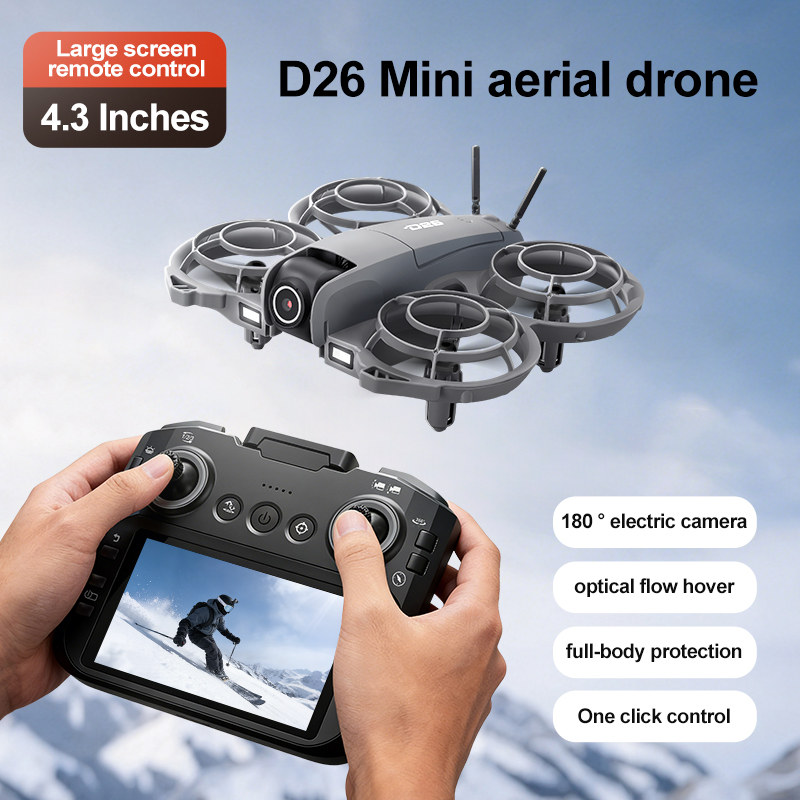 D26 ドローン 4K 空撮HD 180 °   カメラ付き - Drone Z のレビューと価格
