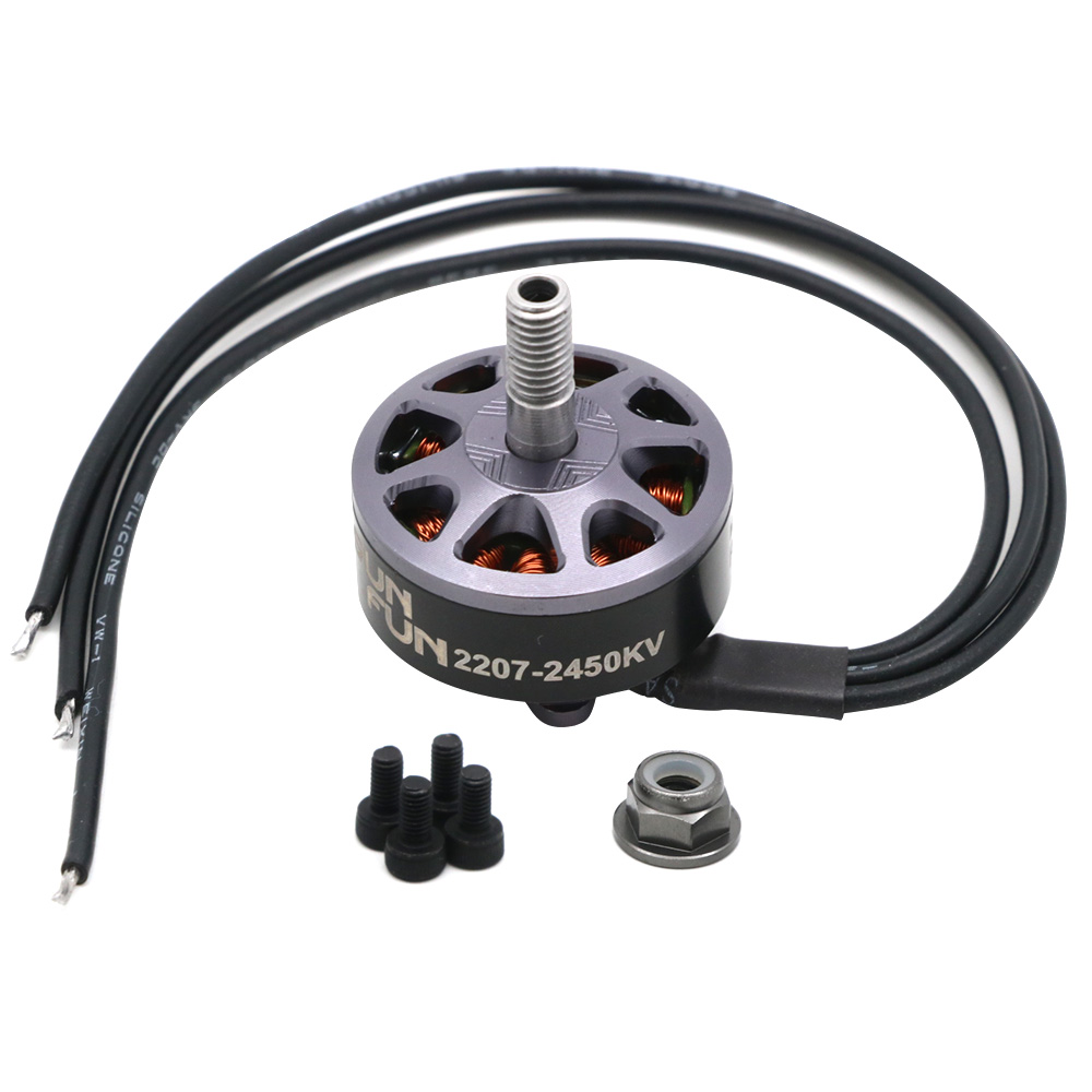 1/4個セット Sun Fun 2207 ブラシレスモーター - Fpv Racing Motor のレビューと価格