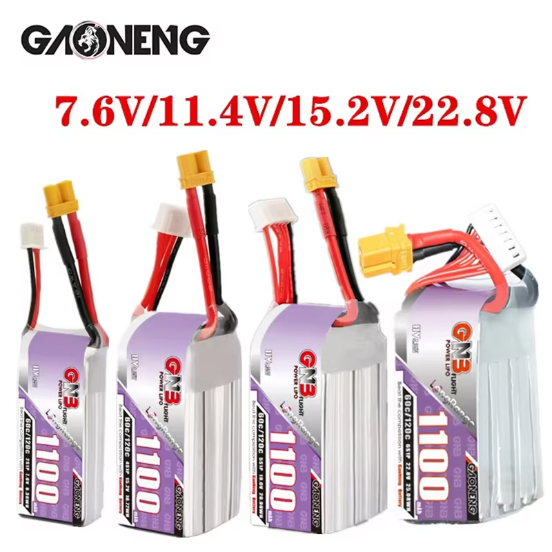 GNB 1100mAh 2S 3S 4S 6S 60C/12 - Nano Quad Fpv のレビューと価格