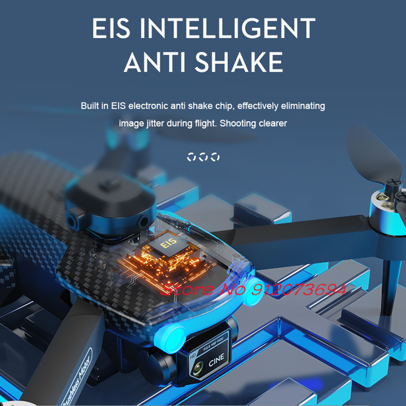 ブラシレス障害物回避リモコンクアッドコプタードローンEISス - Drone Rc S1S のレビューと価格
