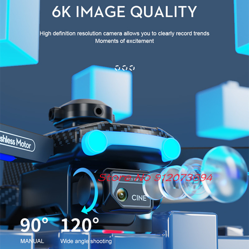 ブラシレス障害物回避リモコンクアッドコプタードローンEISス - Drone Rc S1S のレビューと価格