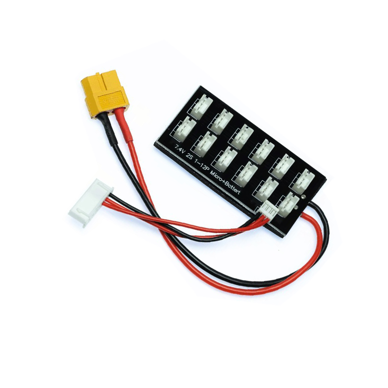 女性用プラグ並列充電ボード、12x2s Clio umx用充 - Lipo Parallel Charging Board のレビューと価格