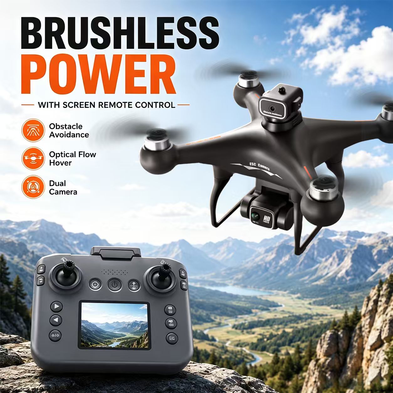 ZNLYRION RC ドローン S116 ブラシレスモータ - Drone Rc S116 のレビューと価格
