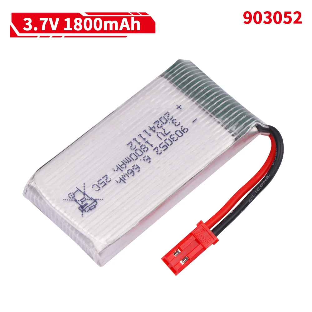 3.7V 1800mAh 903052リポバッテリー XH4 - Lipo Battery Charger のレビューと価格