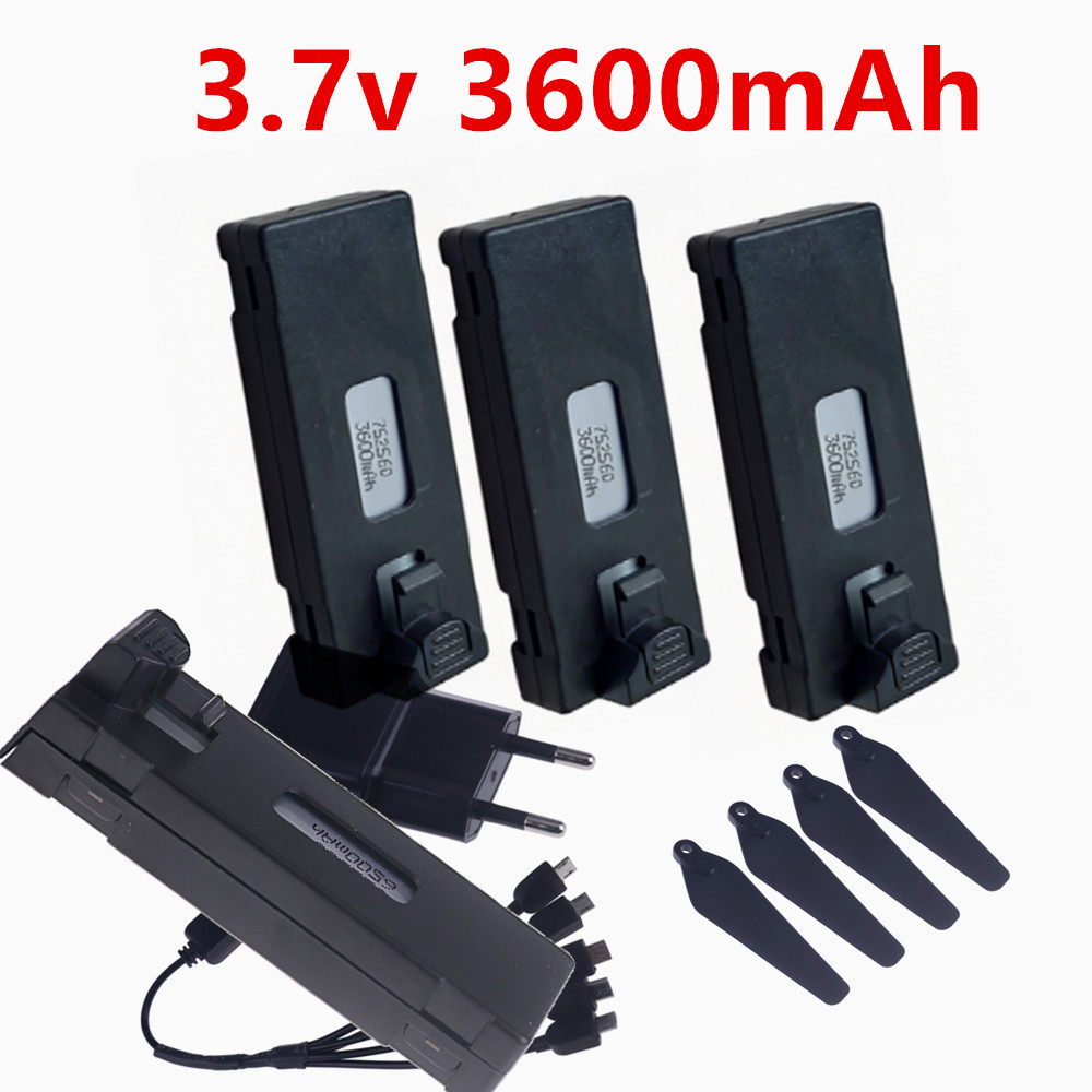 1800mAh 3600mAh 3.7v ドローンバッテリー - Drone Rc S1S のレビューと価格