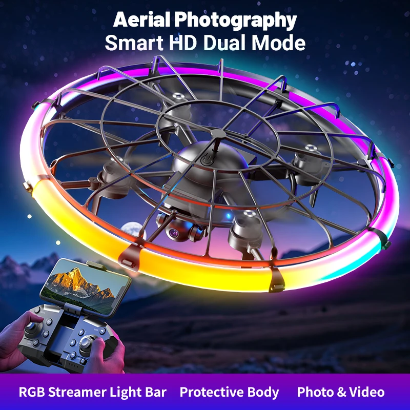 JJRC H145 UFO RCドローン、デュアルHDレンズ - Drone Z のレビューと価格