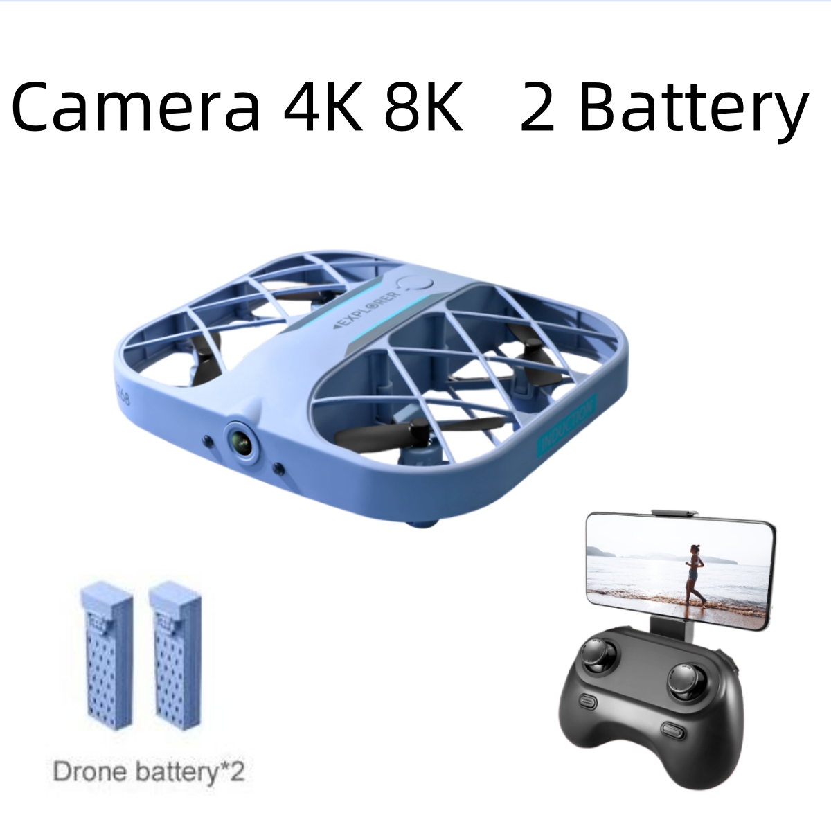 JJRC H107 FPV RCドローン（バッテリー2個付き - Drone Z のレビューと価格