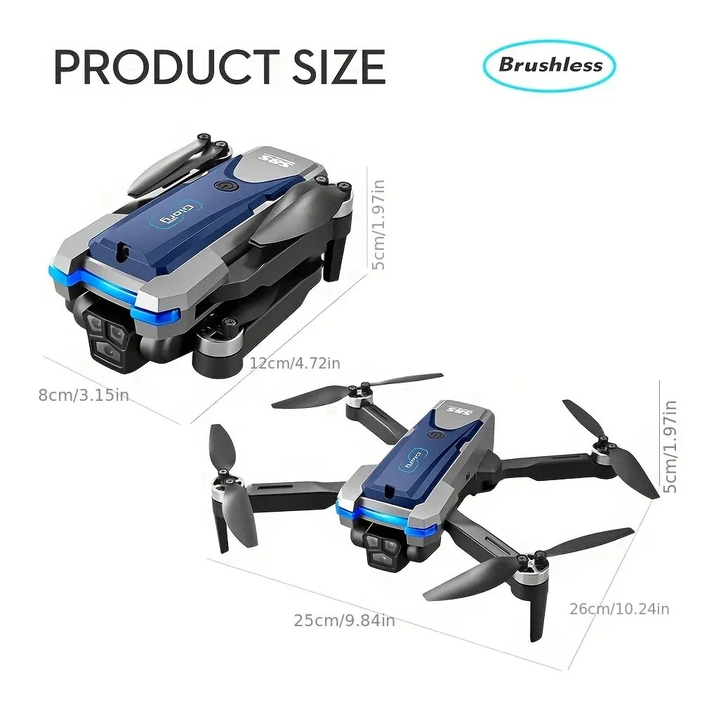 折りたたみ式リモートコントロールドローンRCS8S GPS, - Nano Quad Fpv のレビューと価格